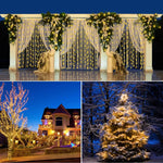 guirlande lumineuse solaire multicolore microleds moderne modes doré extérieur télécommande