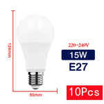 lot 10 ampoules led boule opalescent blanc chaud froid culot e27 e14