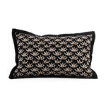 coussin deco gris noir blanc motif floral texture tissée contemporain adhésif maison voiture commercial
