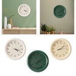horloge murale sans tic tac vintage horloge ronde décoration murale moderne minimaliste chambre salon