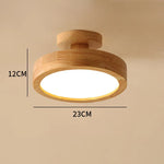 lampes plafonniers modernes minimalistes bois clair foncé éclairage led blanc chaud chambre salon salle