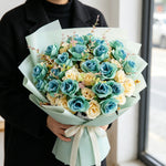 décoration maison bouquet fleurs artificielles roses soie modernes élégantes baby shower mariage anniversaireextérieur