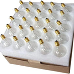 ampoules led transparentes opalescentes vintage filaments dorés base e12 249lm 3v 100v 240v 5pc