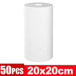serviettes cuisine blanc microfibre non tissées respectueuses environnement utilitaires pratiques adhésives nettoyage ménager réutilisables