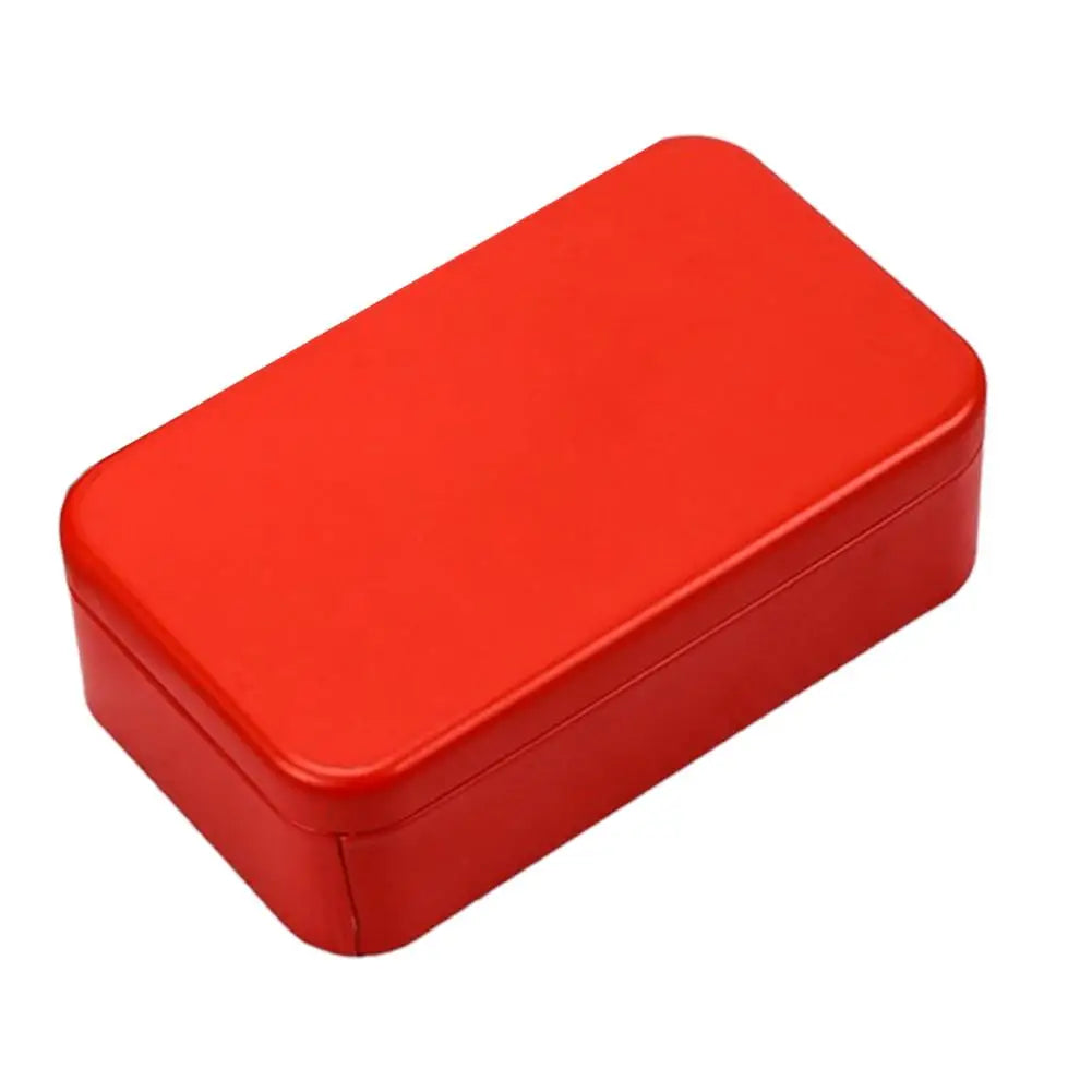 boîte bonbons rectangulaire moderne réutilisable opaque couleur doré rouge rose thé vert organiser nourriture