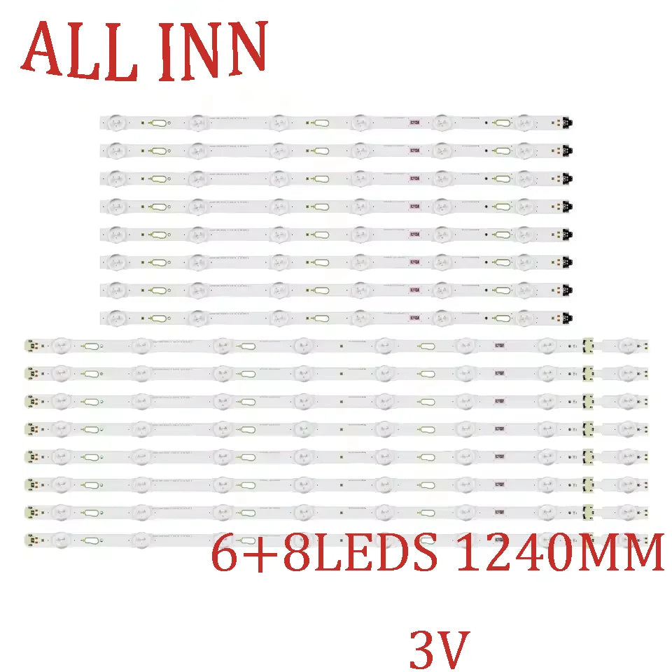 bande led rétro éclairage blanc connecteurs électriques moderne 3v 1240mm leds