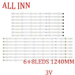 bande led rétro éclairage blanc connecteurs électriques moderne 3v 1240mm leds
