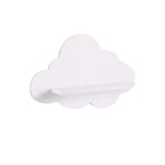 étagères murales nuage blanches minimalistes modernes chambre enfant fixations murales objets décoratifs