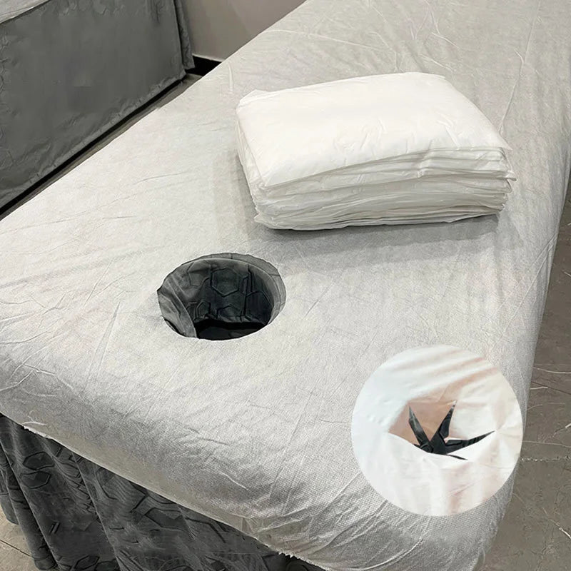 couverture massage blanche non tissée élastique respirante moderne 20 pièces 90x215cm
