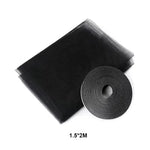 filet fenêtre anti moustiques noir maille fine 1.5x2m adhésif moderne protection