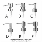 distributeur savon liquide argenté moderne sans fil sans cable lisse opaque bouton poussoir tube