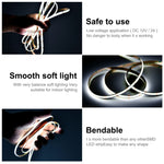 ruban led flexible blanc moderne adhésif 3000k 6000k connecteur câble 24v 50000h