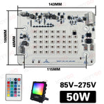 projecteur extérieur led 5050 blanc haute luminosité 10w 20w 50w 100w