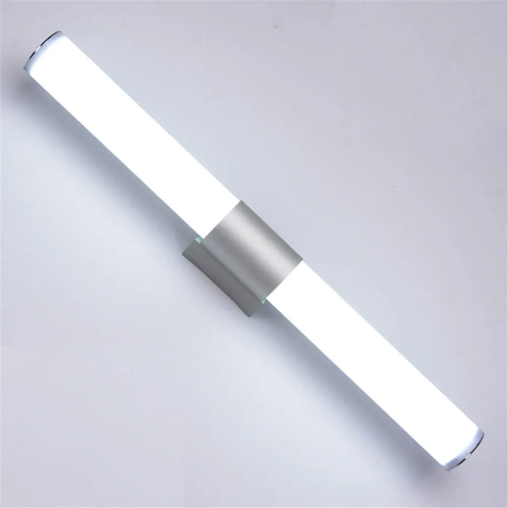 lampe murale led moderne blanc mat 250mm 400mm 550mm 12w 16w 22w fixations aluminium