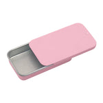 boîtes métalliques rectangulaires or blanc rose doré noir argent minimalistes respectueuses environnement organisatrices cosmétiques