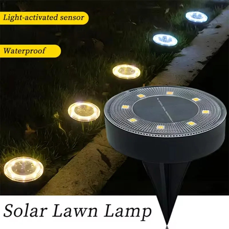 lampe solaire extérieure ip68 led noire dorée moderne jardin piscine