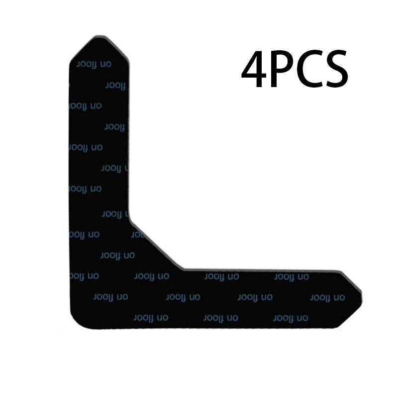 tapis sol beige antidérapants silicone modernes adhésif pelucheux pièces