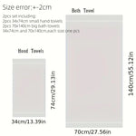 serviettes bain bambou motif lettre vert beige moderne rapide absorption pâques grandes petites