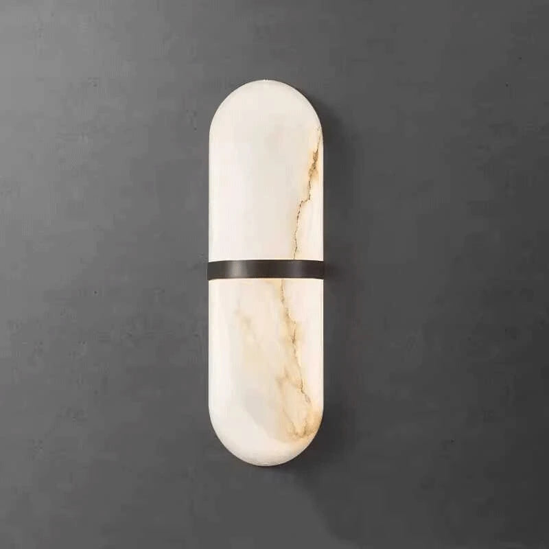 applique murale moderne marbre blanc beige luminaire led chambre salon étude entrée minimaliste fixe