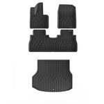 tapis sol coffre voiture noir rayures verticales anti dérapant moderne fixations