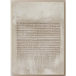 Tableau abstrait contemporain beige texture gris lignes horizontales 50x70cm 40x60cm 30x40cm 20x30cm 55x80cm