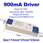 driver led 30w 40w 50w 700ma 1050ma 1200ma 1500ma ac dc moderne