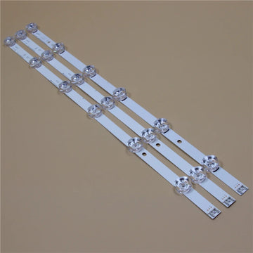 bande lumineuse led blanc moderne connecteurs électriques fixations inclusées téléviseur compatible