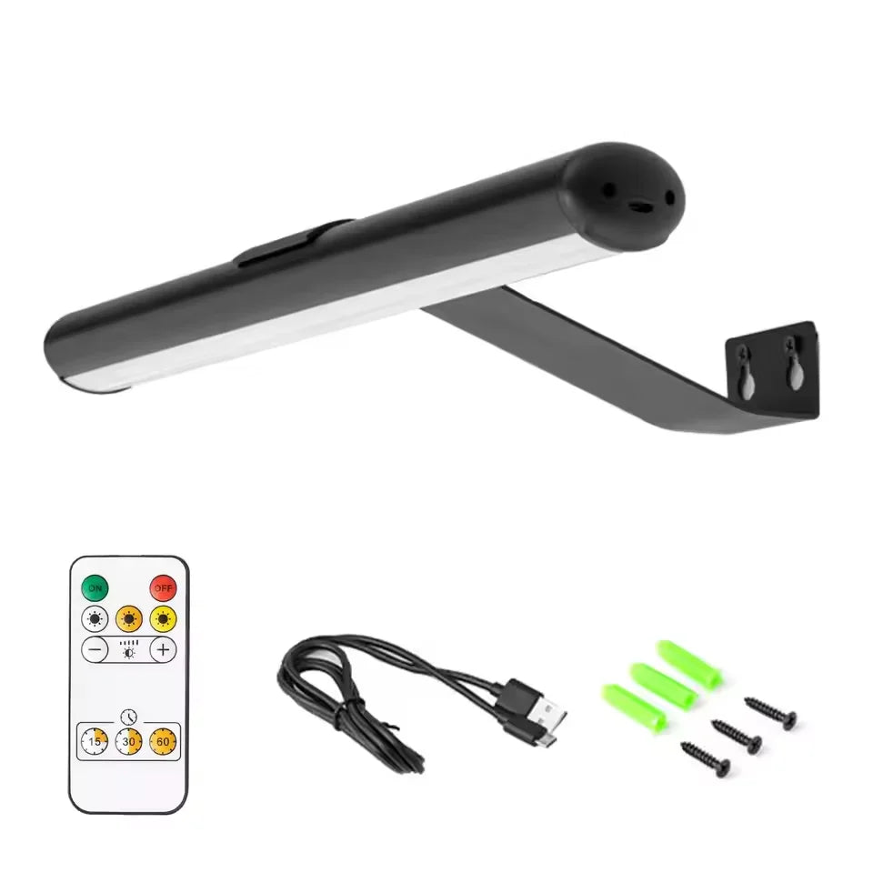 lampe led murale rechargeable or moderne vis fixe éclairage quotidien aluminium batterie 4000mAh contrôle