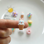 bijoux cuisine pâte sucre fleurs bonbons nuages multicolore opacité 20x18mm 20x17mm 19x16mm 23x14mm 17x17mm