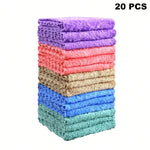 serviettes microfibre douces absorbantes violet rose beige bleu vert modernes 23cm 23cm casa