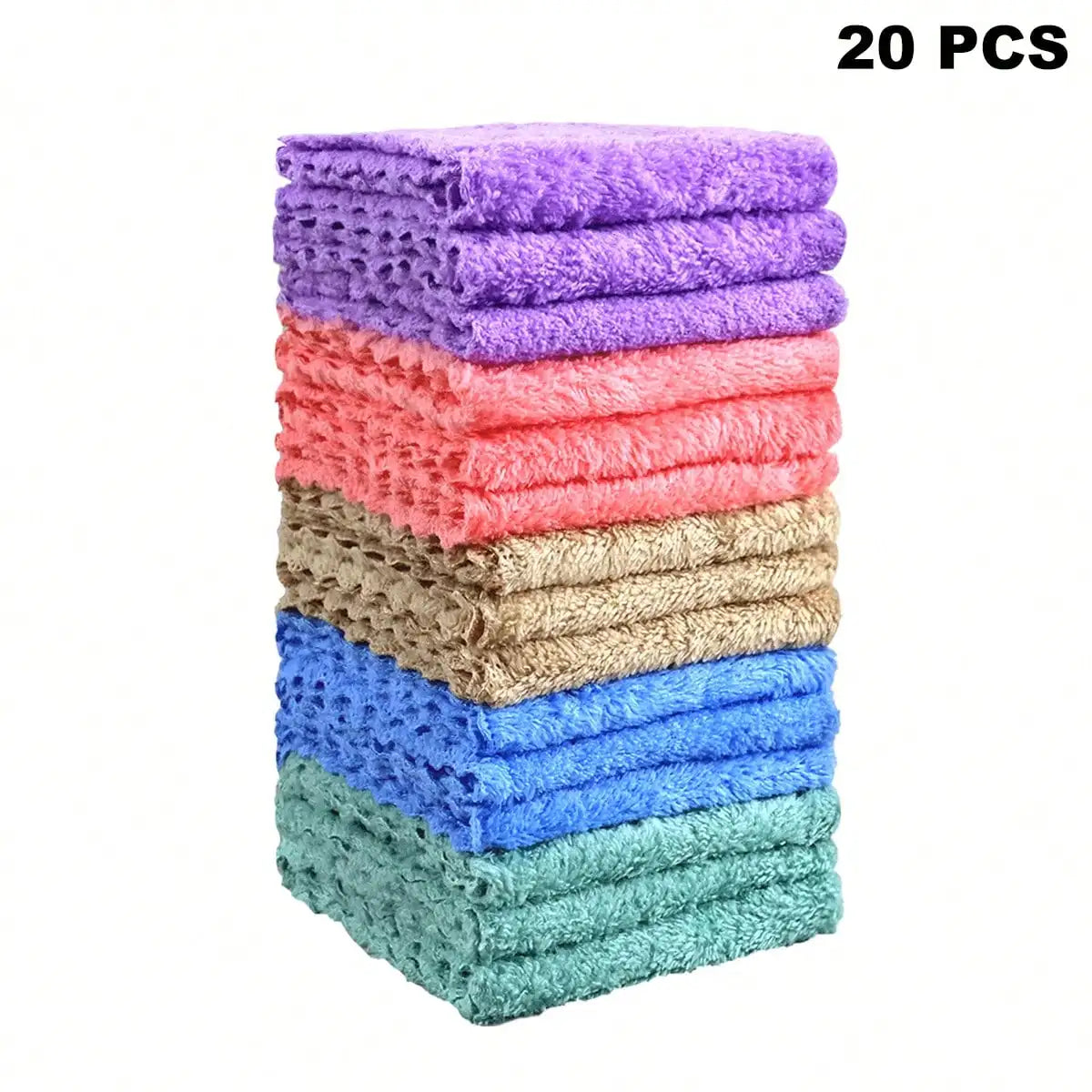 serviettes microfibre douces absorbantes violet rose beige bleu vert modernes 23cm 23cm casa