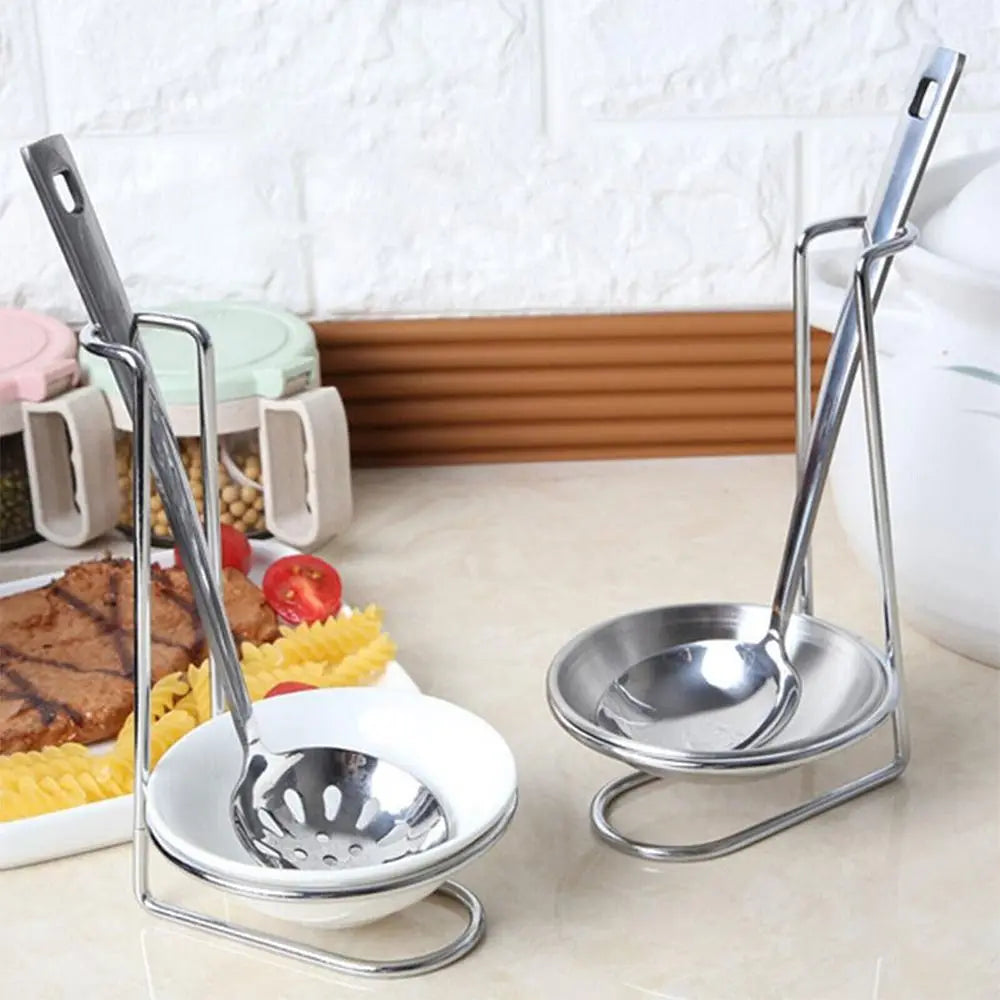 support cuillères bols argent or moderne fixation clips cuisine accessoires rangement vertical minimaliste