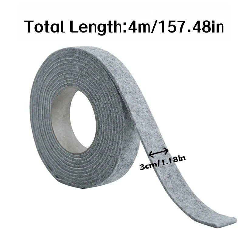 ruban adhésif feutre gris pratique texture tissée antidérapant protection sol utilitaire autoadhésifrollable stripsfeutré