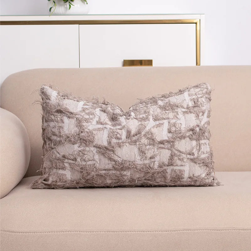 coussins décoratifs modernes motifs géométriques végétaux peluche maison voiture