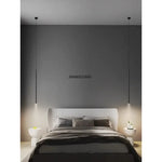 lampe suspension moderne noir lisse opaque 4000K 3000K 6000K chambre salon