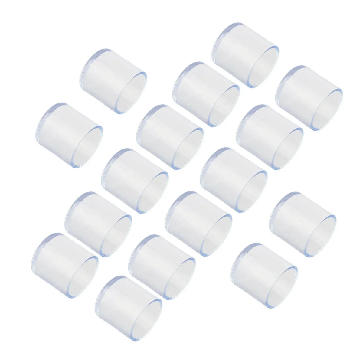 cache pieds chaise transparent adhésif moderne 16mm 19mm 22mm 25mm 30mm