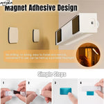 lampe led détecteur mouvement rechargeable usb blancs veilleuse rectangle moderne minimaliste adhésif
