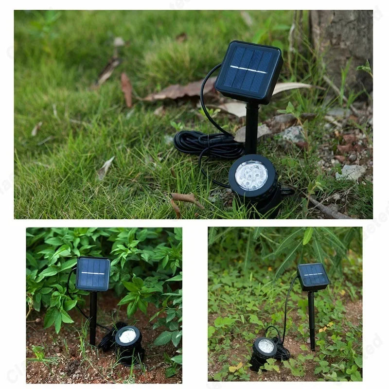 projecteur solaire led noir moderne autonome ip65 abspathente decoextérieur