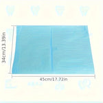 serviettes jetables rose noir bleu clair rayures horizontales simples pack 50 pièces tissu imperméable
