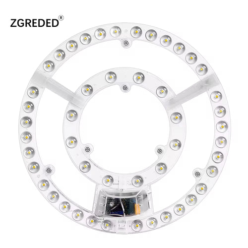 lampe plafonnier led ronde blanche aluminium moderne aimant fixation luminaire intérieur épuré