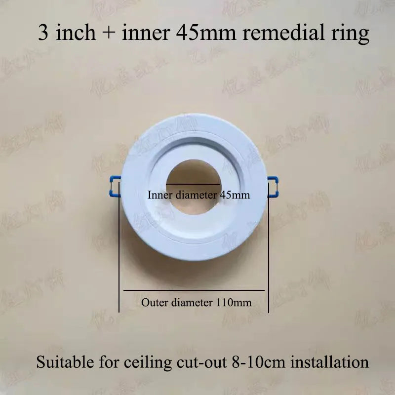 anneau réduction spot led blanc moderne cadre extérieur éclairage intérieur moderne