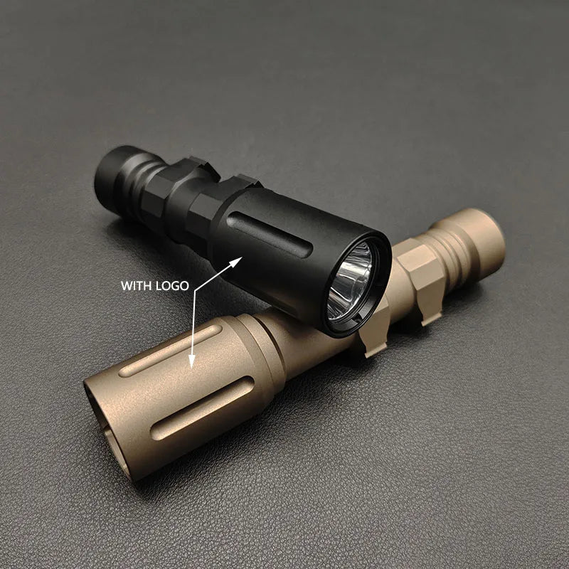 lampe torche noire marron moderne robuste batteries cr123a 16340 led haute puissance