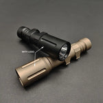lampe torche noire marron moderne robuste batteries cr123a 16340 led haute puissance
