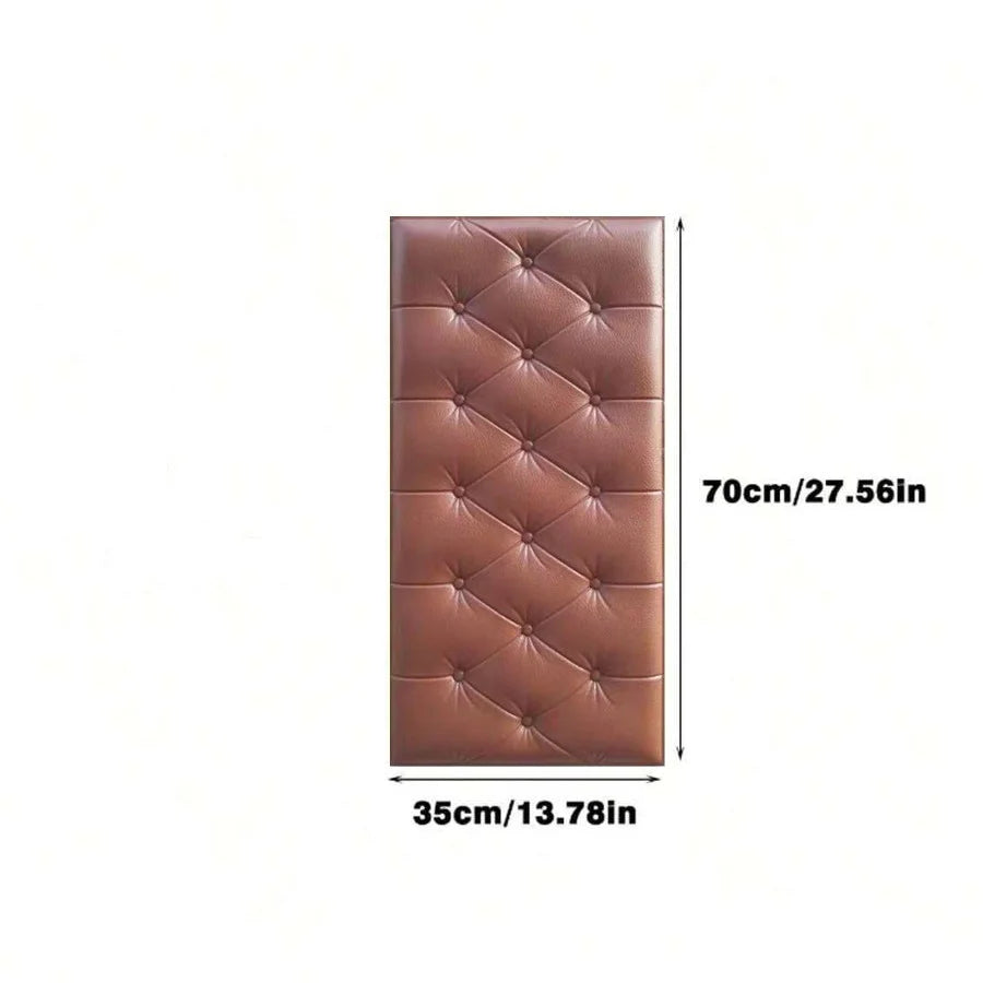 panneaux protection murale adhésifs tuiles relief moderne rose vert jaune blanc bleu marron chambre