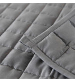couverture lestée poids adulte gris moderne carreaux anti stress sommeil qualité polyester couches