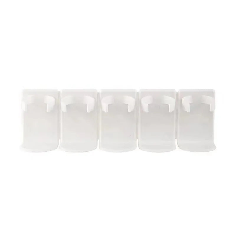 organisateur mural blanc compartiments adhésif moderne rangement étagère salle bain cuisine produits cosmétiques minimalistephoto