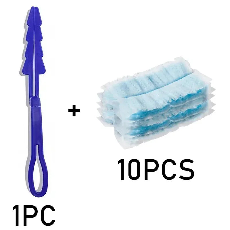 brosse poussière bleu clair douce moderne poignée 60 pièces remplacement 28cm longueur