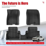 tapis sol voiture noir rayures horizontales moderne caoutchouc protection toutes saisons impermeable