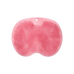 brosse pieds texturée rose bleu orange vert gris moderne bain antidérapante suction cup