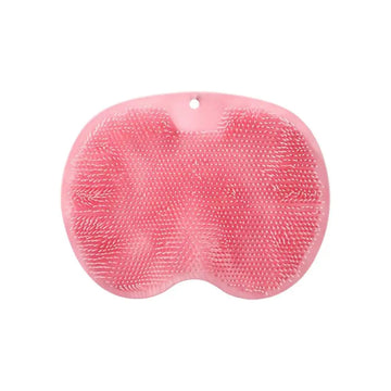 brosse pieds texturée rose bleu orange vert gris moderne bain antidérapante suction cup